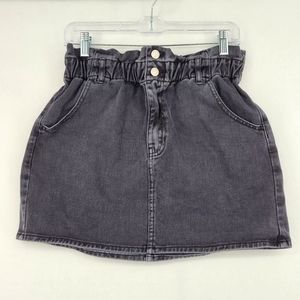 Pacsun Black Denim Mini Skirt Size Medium